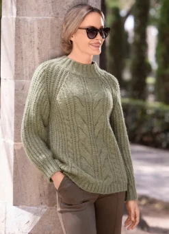 Damen Mona Basics|Pullover<Pullover in flauschig weichem Grobstrick