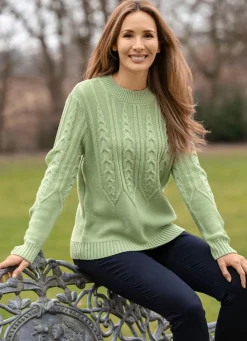 Damen Mona Basics|Pullover<Pullover in Mustermix