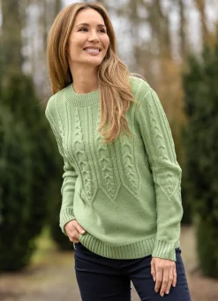 Damen Mona Basics|Pullover<Pullover in Mustermix