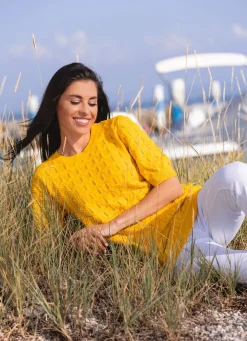 Damen Mona Basics|Pullover<Pullover in Mustermix