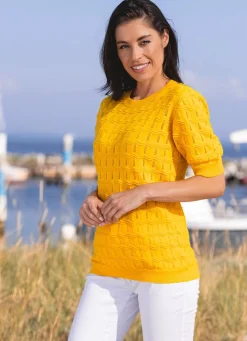 Damen Mona Basics|Pullover<Pullover in Mustermix