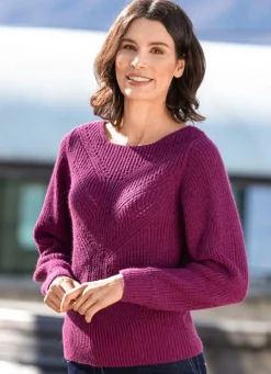 Damen Mona Pullover|Basics<Pullover in Perlfang