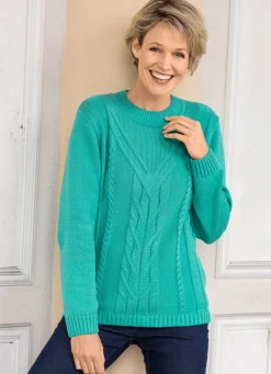 Damen Mona Pullover<Pullover in Strukturmustermix