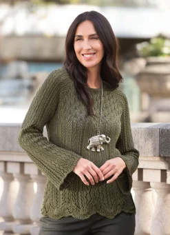 Damen Mona Pullover|Basics<Pullover in tollem Mustermix