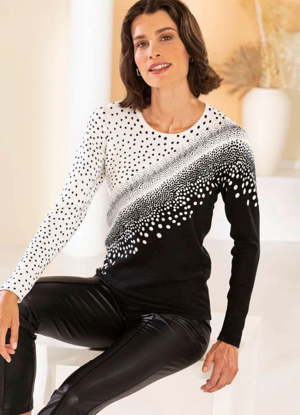 Damen Mona Pullover|Abendmode<Pullover in weichem Feinstrick