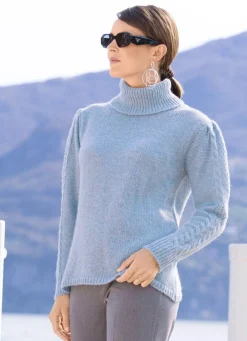 Damen Mona Abendmode|Basics<Pullover mit Alpaka