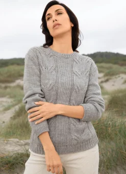 Damen Mona Basics|Pullover<Pullover mit Alpaka
