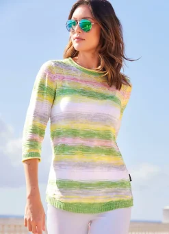Damen Mona Pullover<Pullover mit dekorativen Farbverläufen