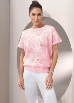 Damen Mona Pullover<Pullover mit edlem Floraldessin