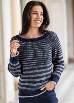 Damen Mona Pullover<Pullover mit edlem Glitzereffekt