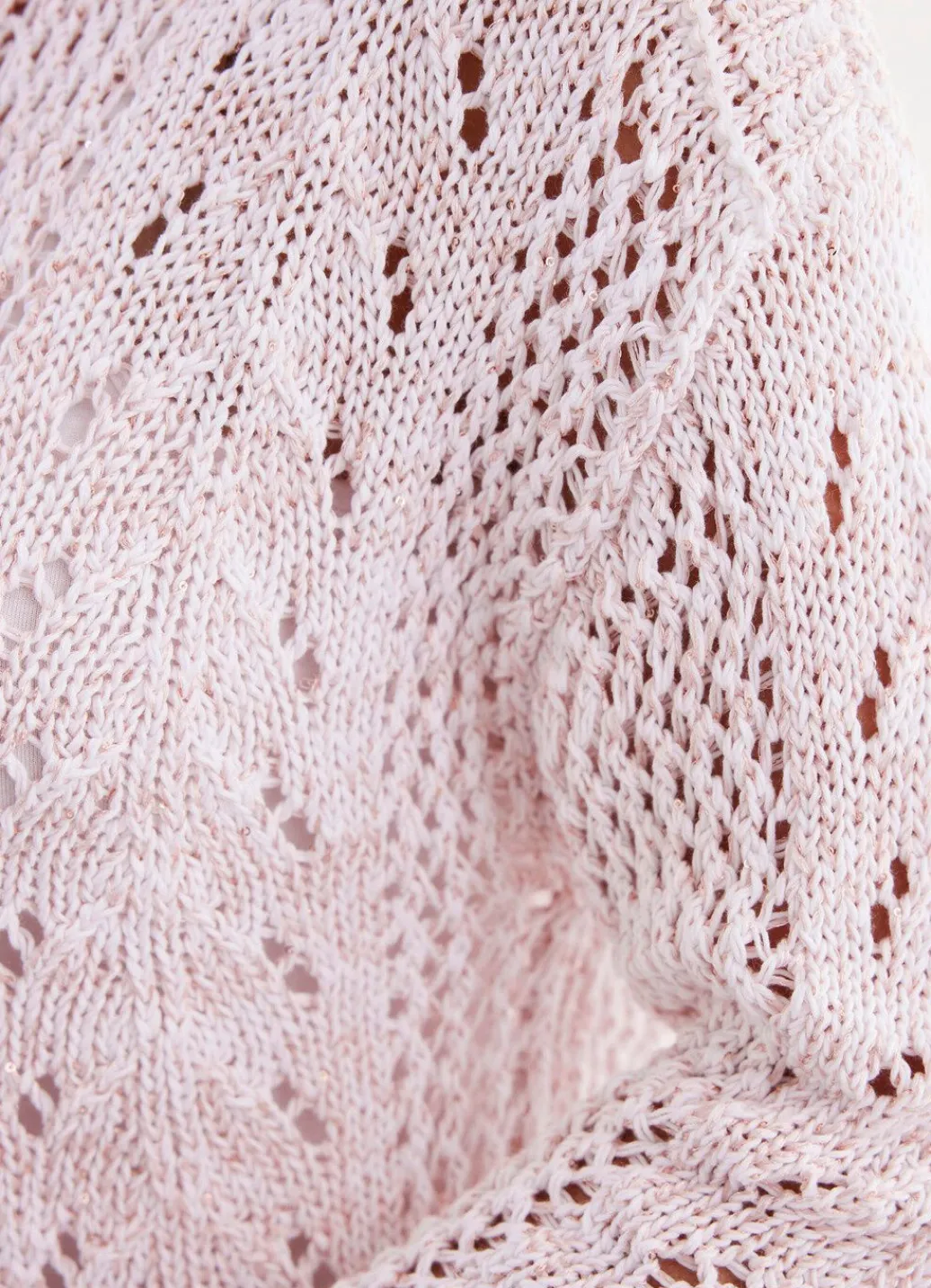 Damen Mona Basics|Pullover<Pullover mit edlem glänzendem Paillettengarn