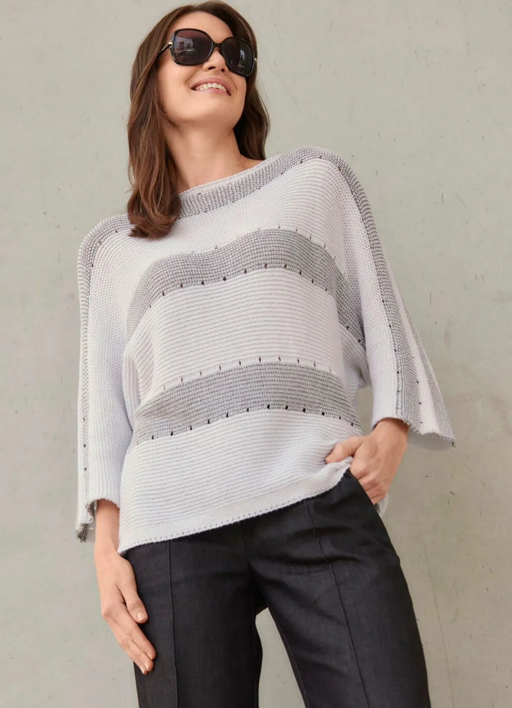 Damen Mona Pullover<Pullover mit edlen Glitzerakzenten
