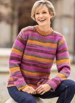 Damen Mona Pullover<Pullover mit Farbverlauf