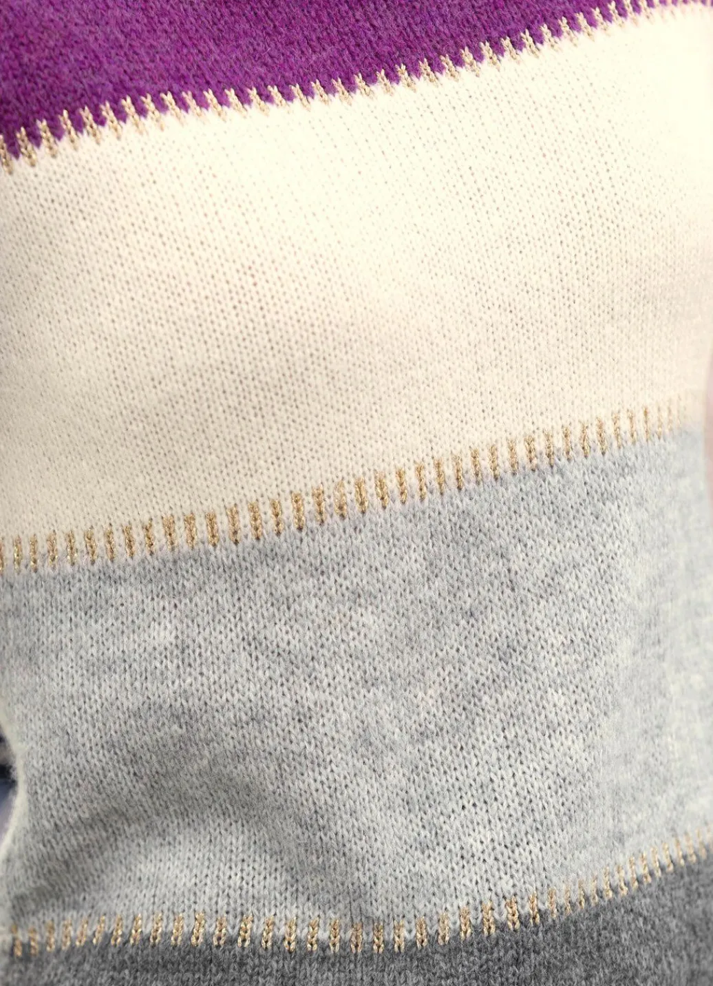 Damen Mona Pullover<Pullover mit Glitzerakzenten