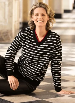 Damen Mona Pullover<Pullover mit grafischem Muster