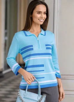 Damen Mona Pullover<Pullover mit Intarsien