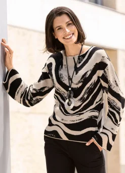Damen Mona Pullover<Pullover mit Jacquard-Dessin
