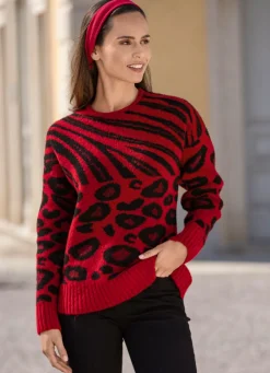 Damen Mona Pullover<Pullover mit Jacquardmuster