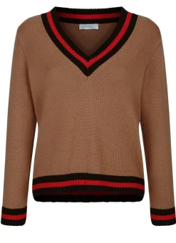Damen Mona Pullover<Pullover mit Kontrastringeln