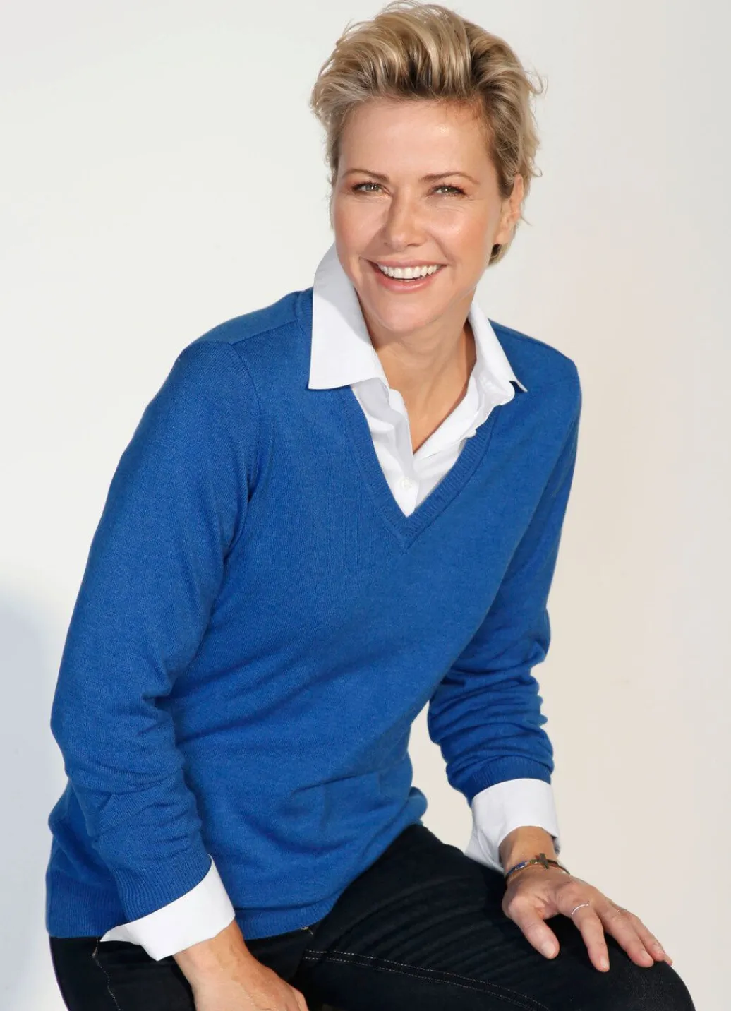 Damen Mona Pullover|Basics<Pullover mit Modal-Anteil
