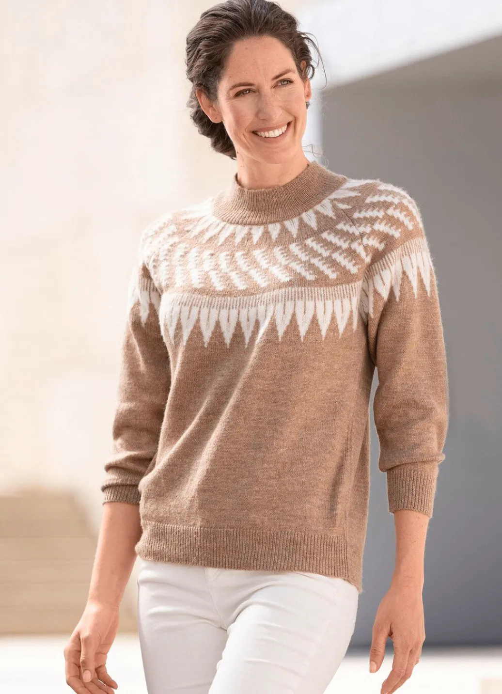 Damen Mona Pullover<Pullover mit Norwegermuster