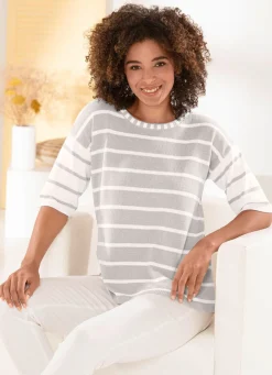 Damen Mona Pullover<Pullover mit pfiffigen Kontrasten