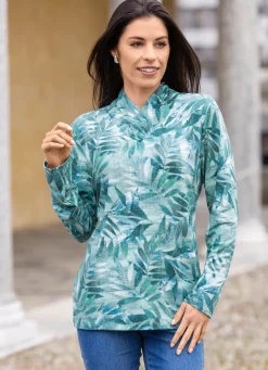 Damen Mona Abendmode|Pullover<Pullover mit raffiniertem V-Kragen