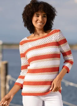 Damen Mona Pullover<Pullover mit recycelter Baumwolle