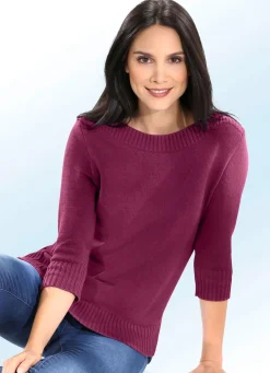 Damen Mona Pullover|Basics<Pullover mit recycelter Baumwolle