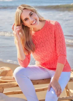 Damen Mona Pullover|Basics<Pullover mit recycelter Baumwolle