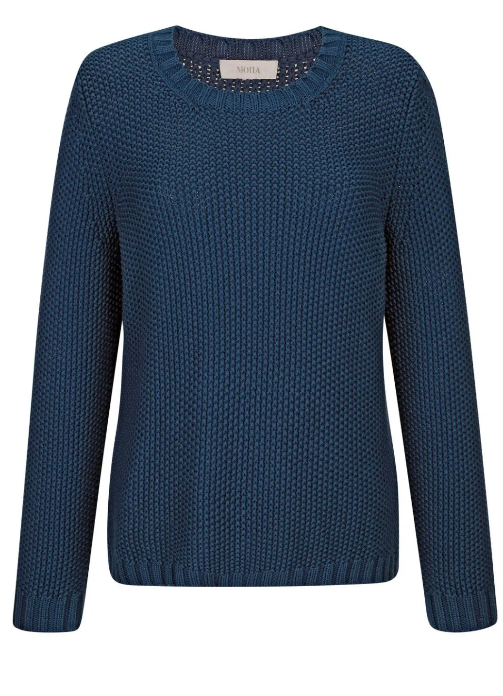 Damen Mona Pullover<Pullover mit Schal in Grobstrick