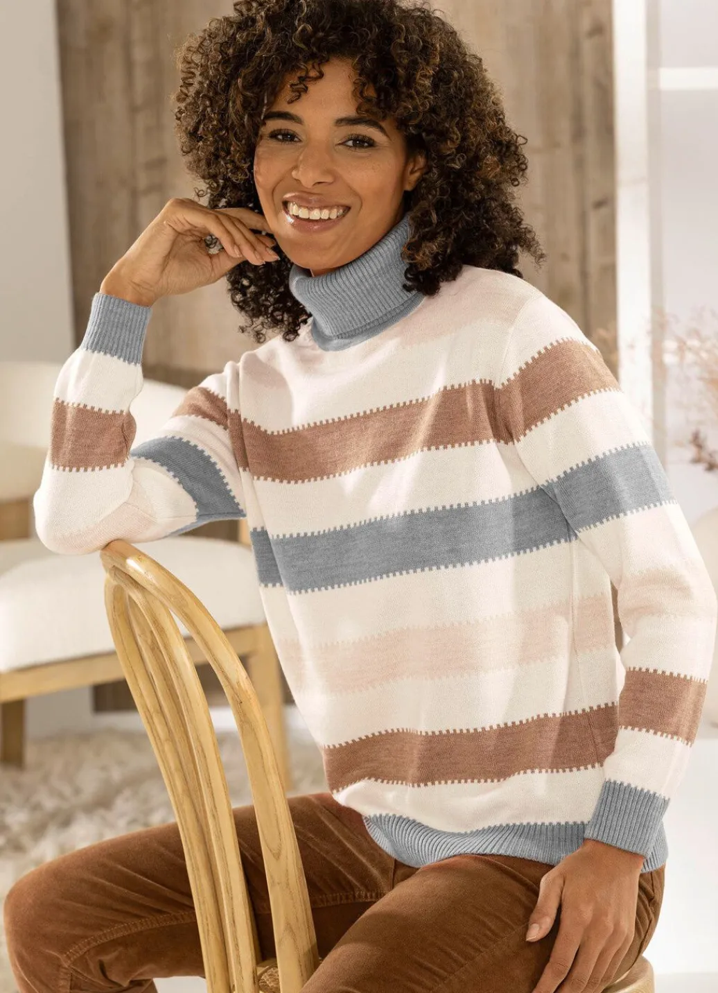 Damen Mona Pullover<Pullover mit Schurwolle