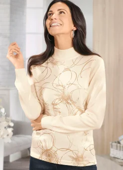 Damen Mona Abendmode|Pullover<Pullover mit Schurwolle