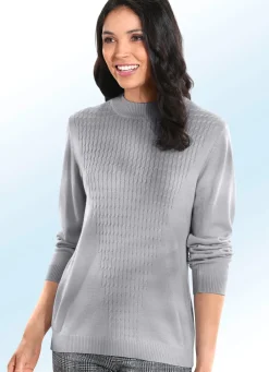 Damen Mona Pullover|Basics<Pullover mit Schurwolle