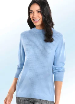 Damen Mona Pullover|Basics<Pullover mit Schurwolle