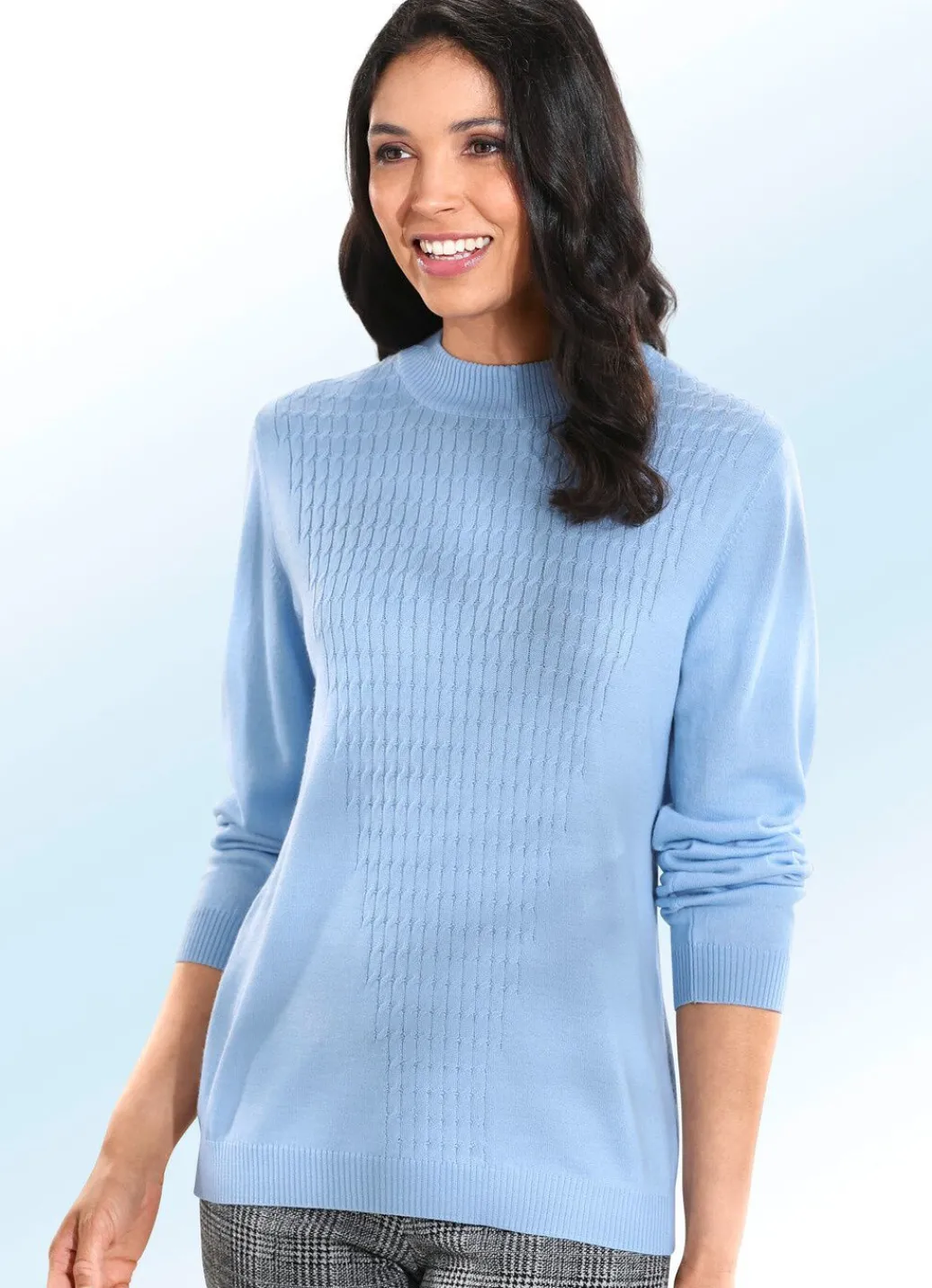 Damen Mona Pullover|Basics<Pullover mit Schurwolle
