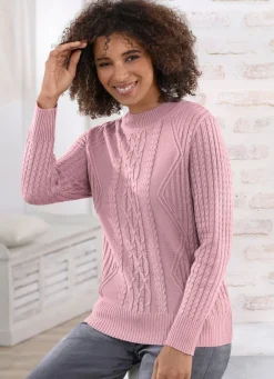 Damen Mona Pullover|Basics<Pullover mit Schurwolle