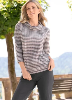 Damen Mona Pullover<Pullover mit Spiegelstrasszier