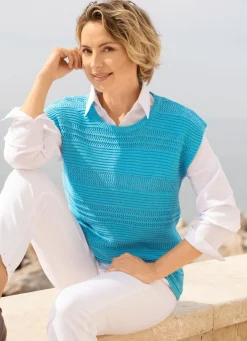 Pullunder in Mustermix Damen Pullunder|Pullover