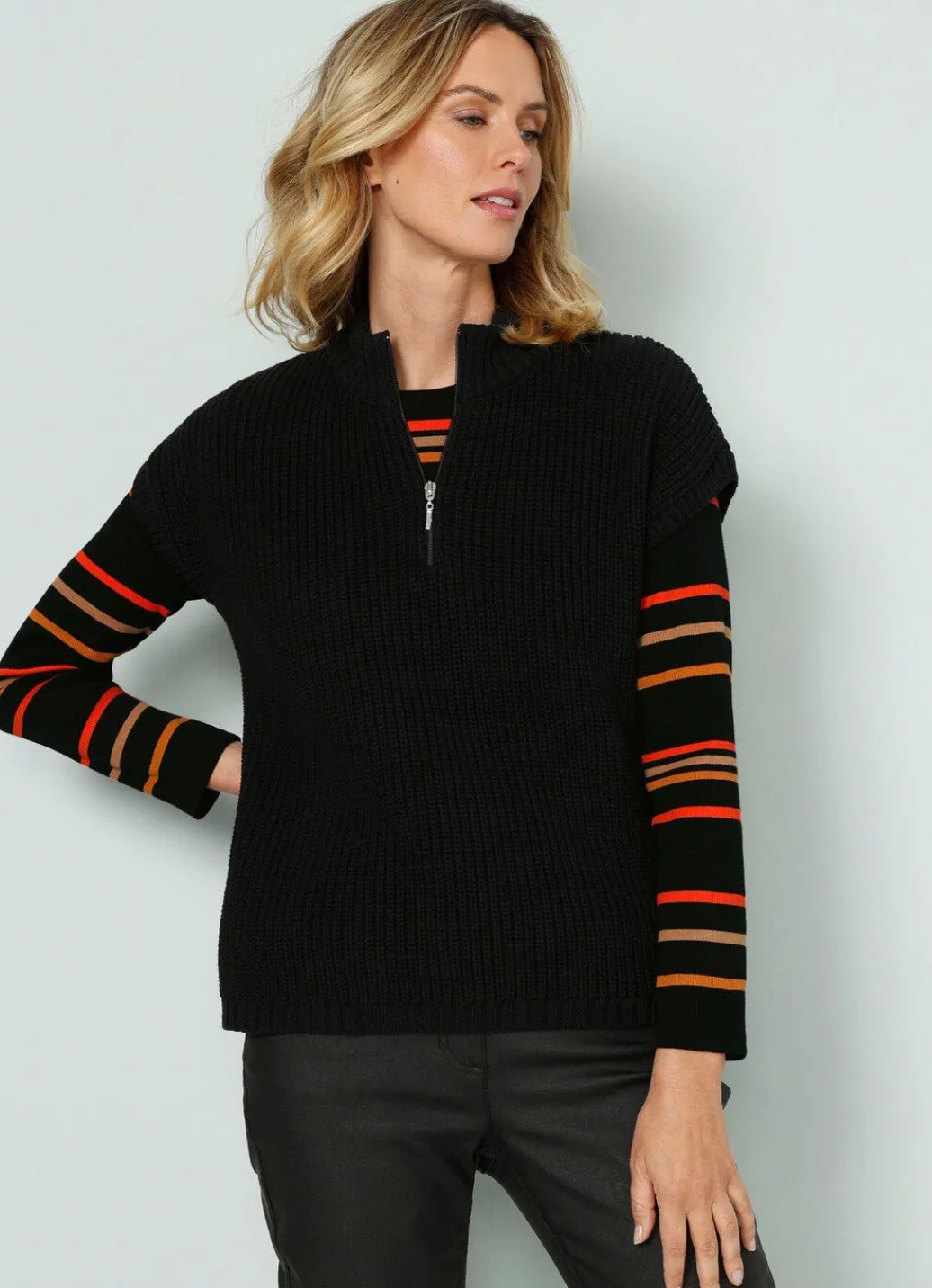 New Pullunder in Perlfang Damen Pullunder|Pullover