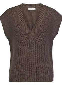 Hot Pullunder mit überschnittener Schulter Damen Pullunder|Pullover