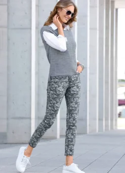 Damen Mona Pullunder|Pullover<Pullunder mit Strukturmix