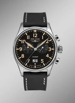 Online Quartz-Chronograph der Serie "Iron Annie Cockpit" Herren Quarzuhren|Chronographen
