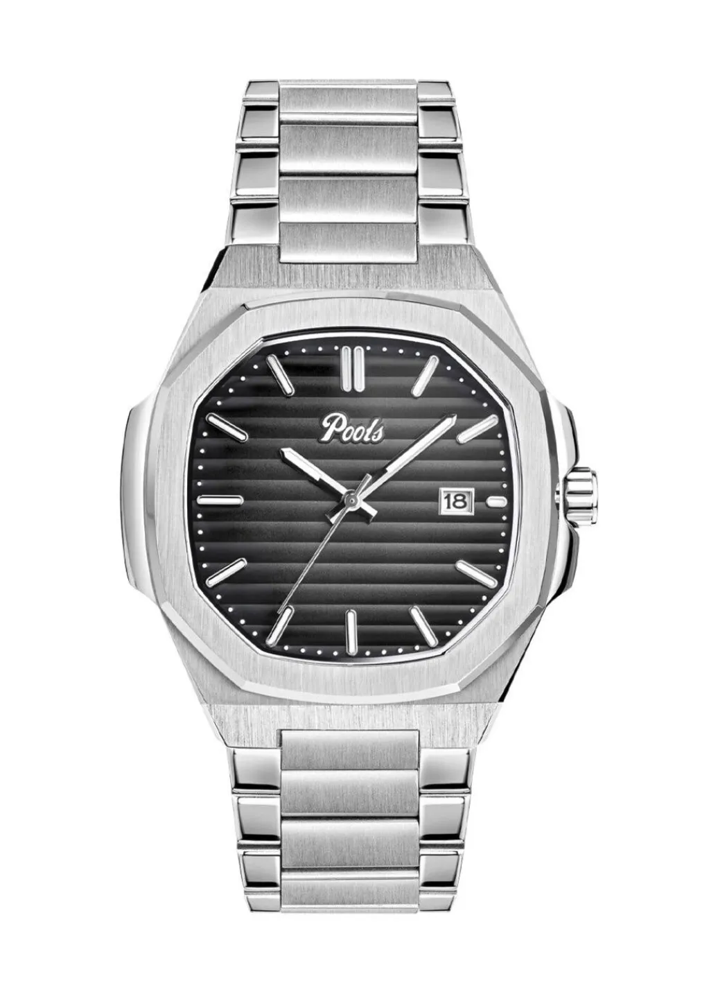 Clearance Quartz-Herrenuhr aus Edelstahl Herren Quarzuhren
