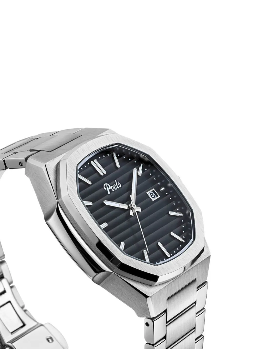 Clearance Quartz-Herrenuhr aus Edelstahl Herren Quarzuhren