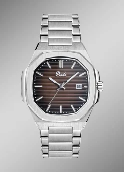 Hot Quartz-Herrenuhr aus Edelstahl Herren Quarzuhren
