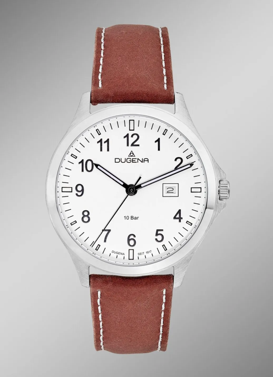 Best Quartz-Herrenuhr mit Edelstahlgehäuse Herren Quarzuhren