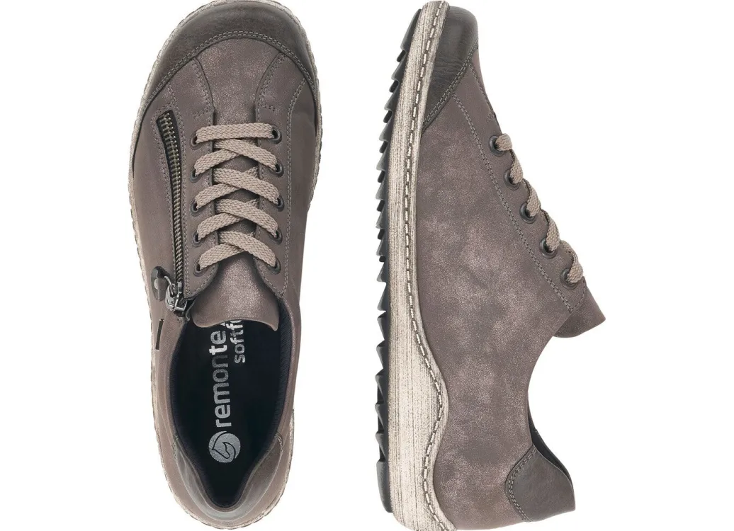 Best Remonte, bequeme Damen-Sneaker, Weite G, mit herausnehmbarem Fußbett Damen Sneaker & Sportschuhe|Schnürschuhe