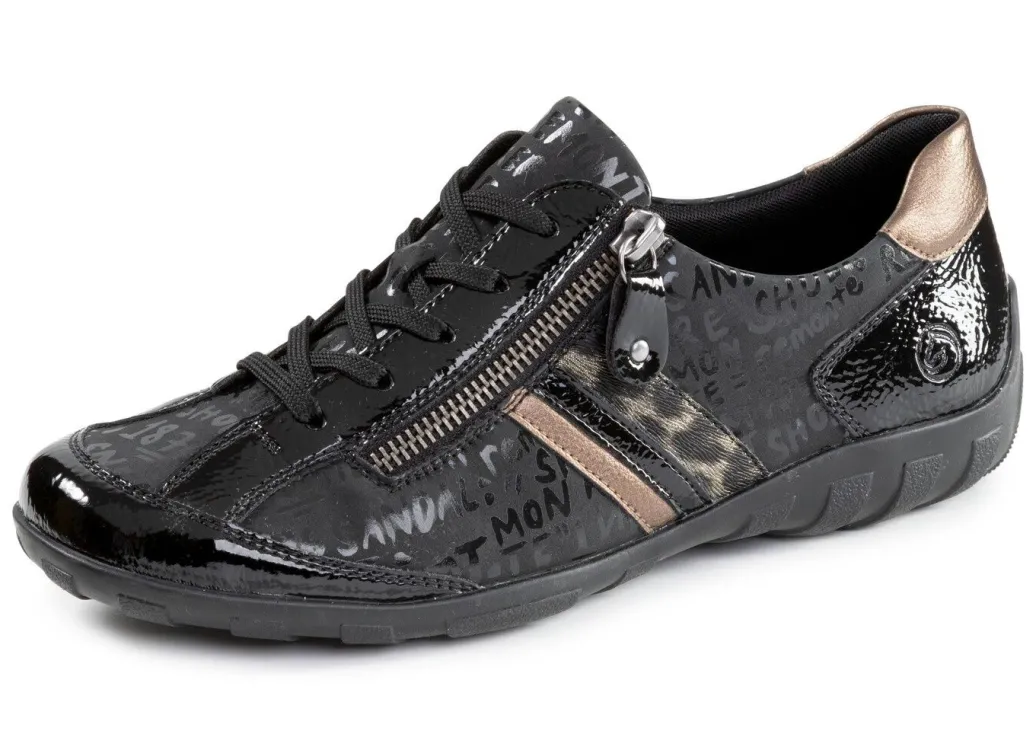 Clearance Remonte, bequeme Damen-Sneaker, Weite G, mit herausnehmbarem Fußbett Damen Sneaker & Sportschuhe|Schnürschuhe