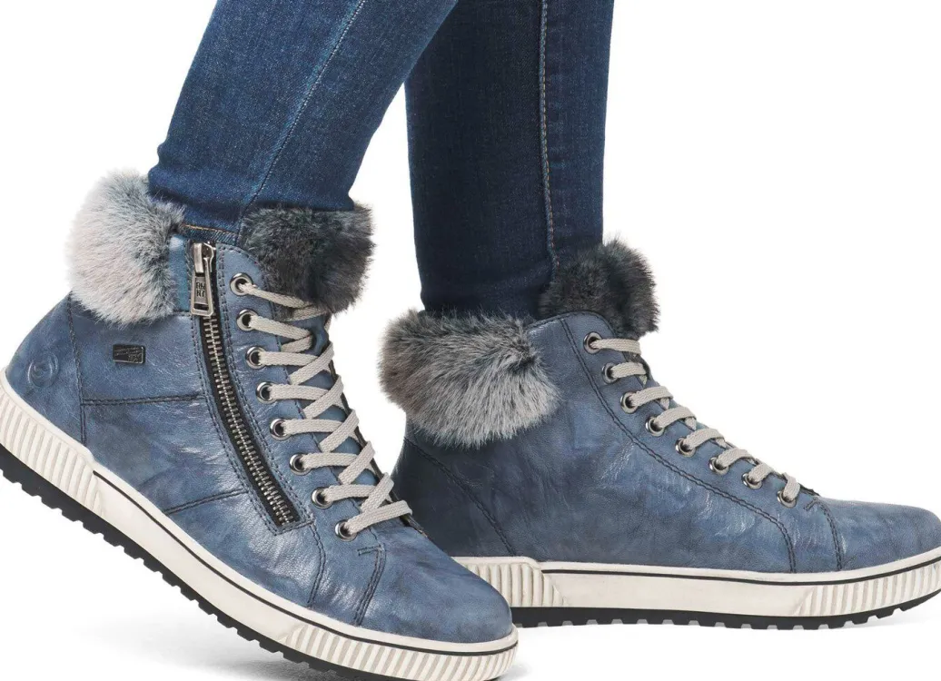 Sale Remonte, gefütterte Damen-Boots, Winterschuhe, Weite G, mit herausnehmbarem Fußbett Damen Winterschuhe|Stiefel & Stiefeletten
